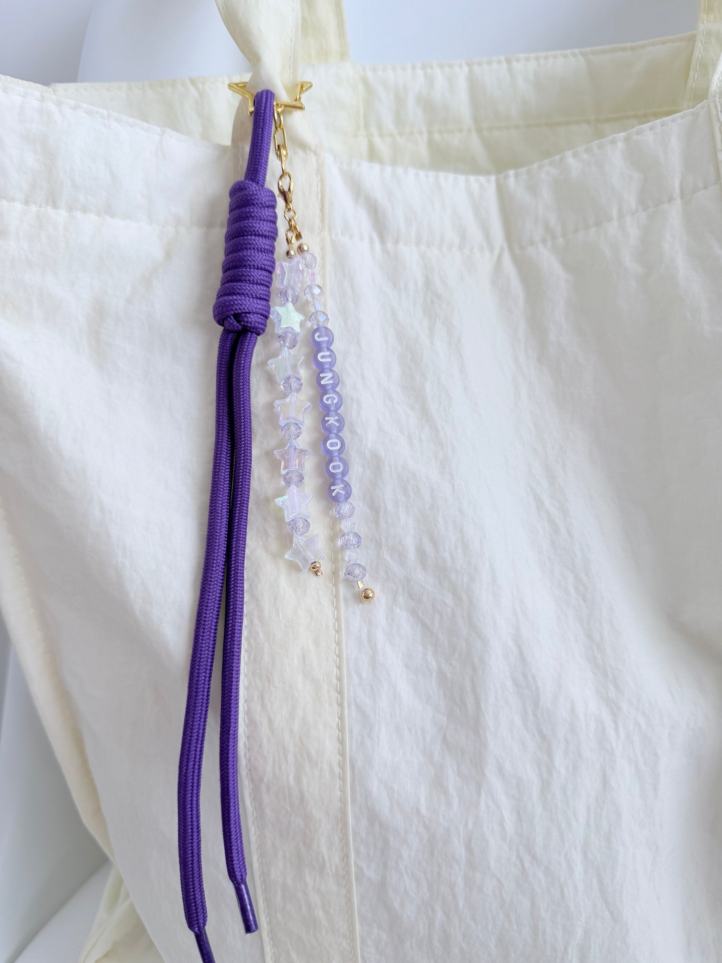 JUNGKOOK Keychain Charm (Dark Purple)