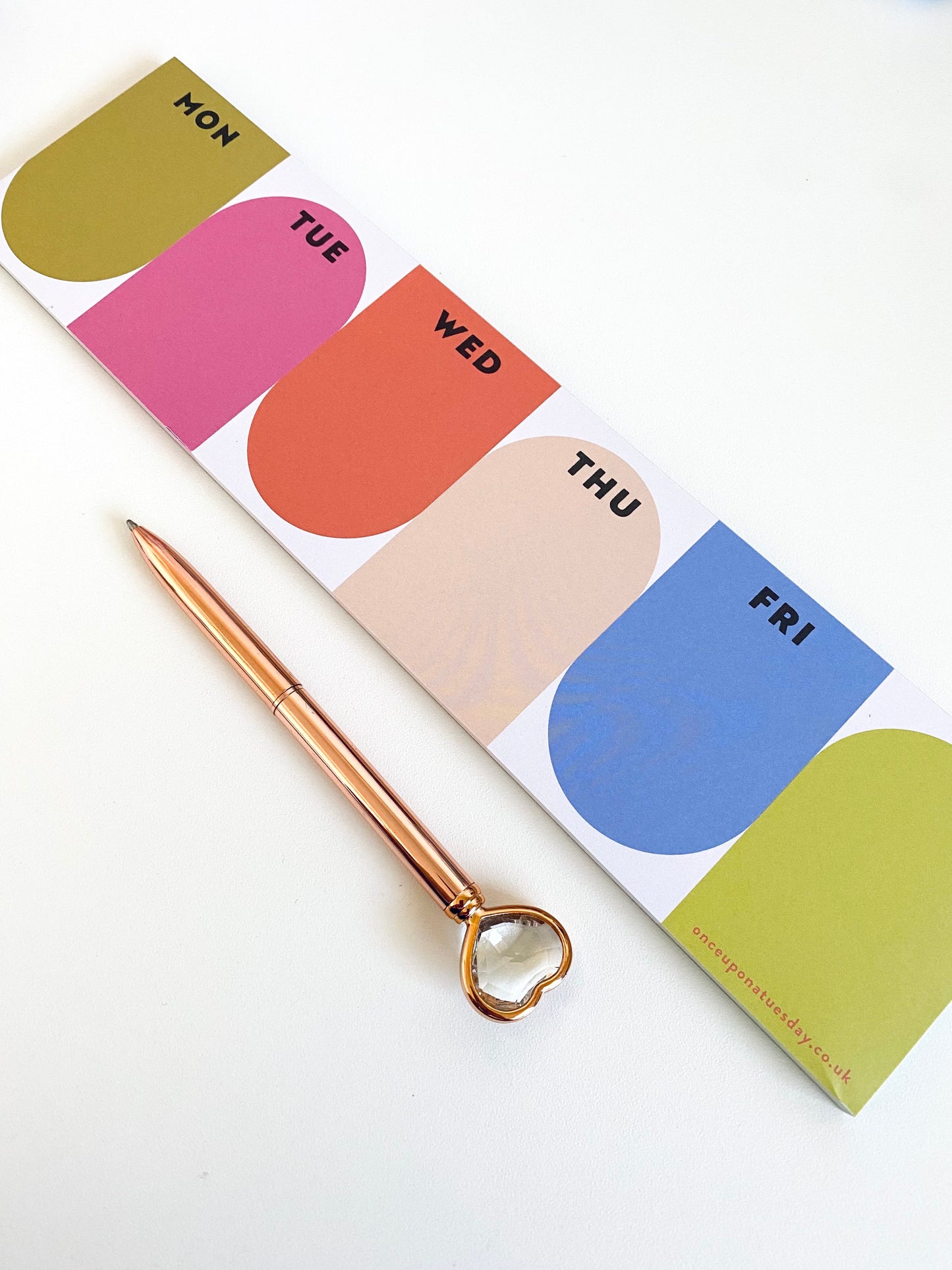 Keyboard Weekly Planner Pad