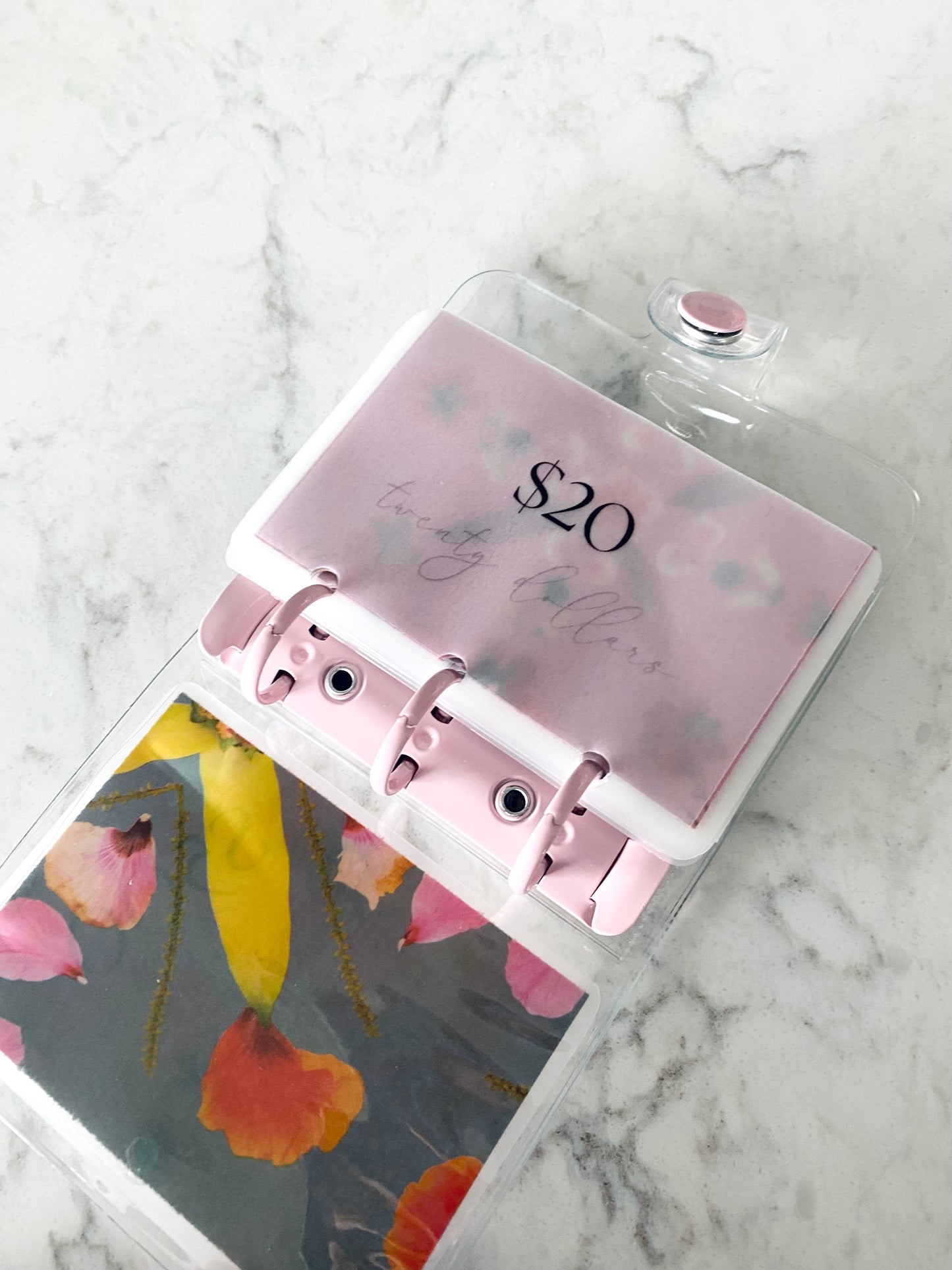$500 Mini Savings Challenge- Floral Pink