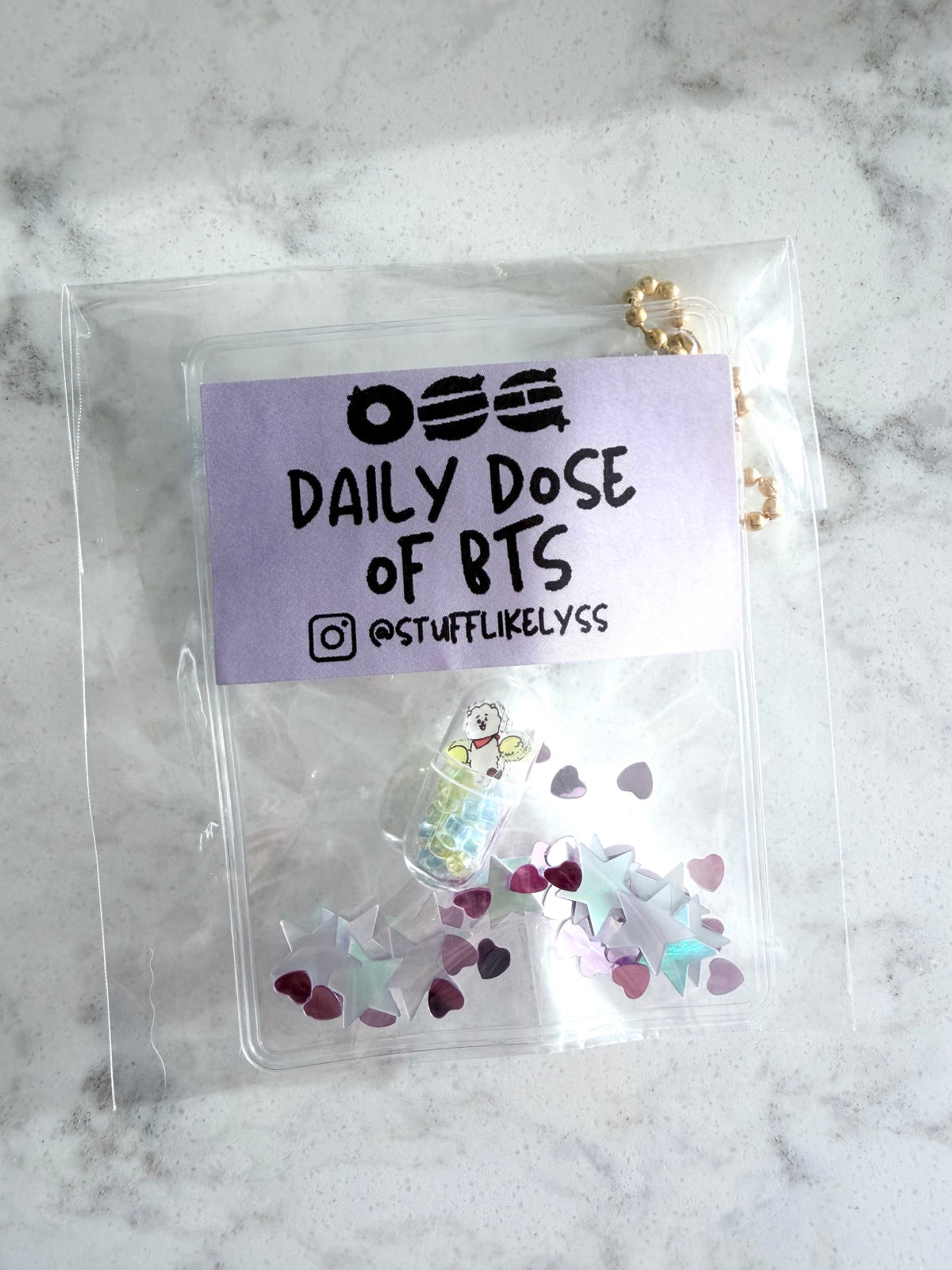 Daily Dose Shaker Keychain RJ #1