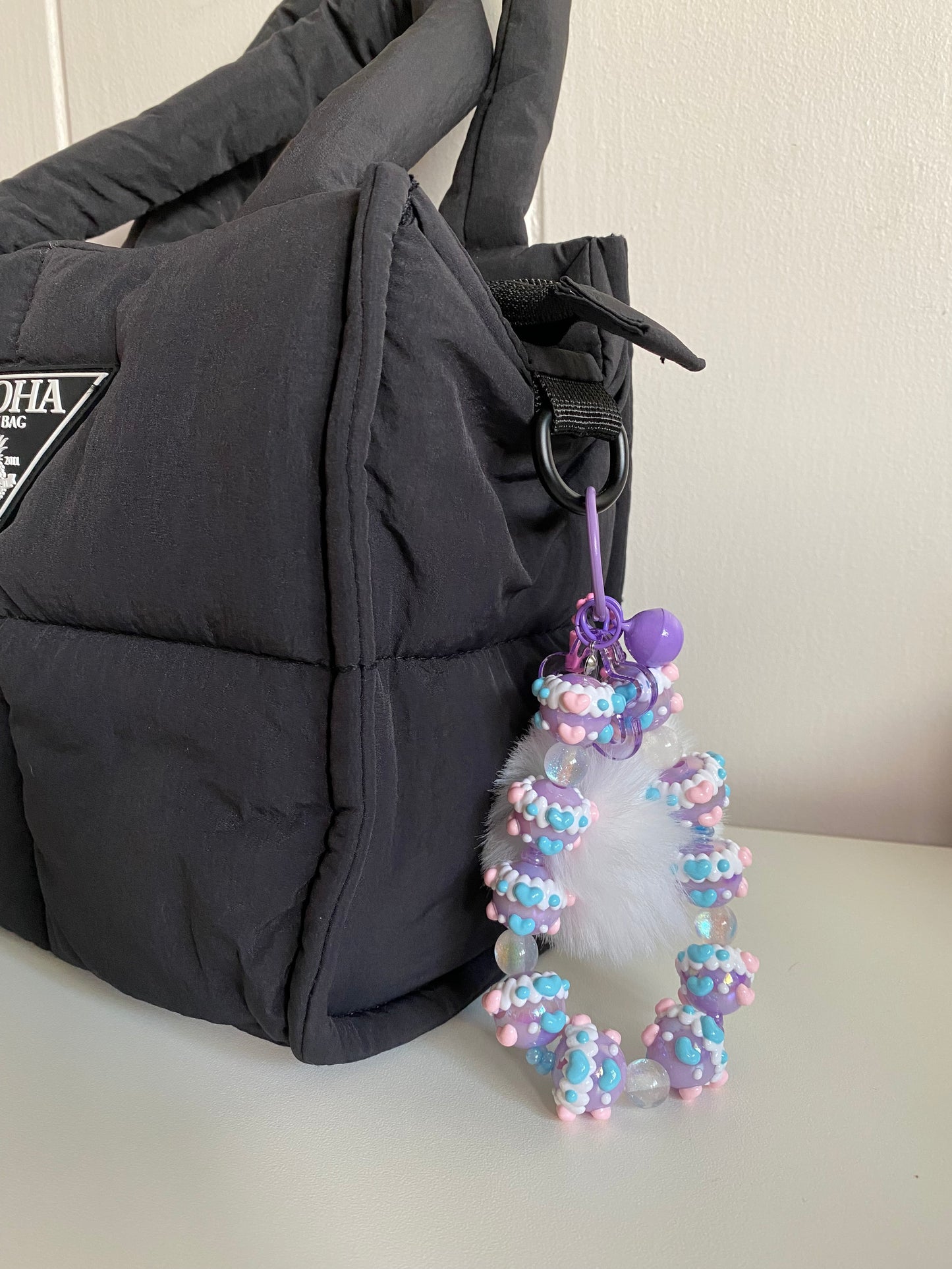 Purple Bag/Phone Charm