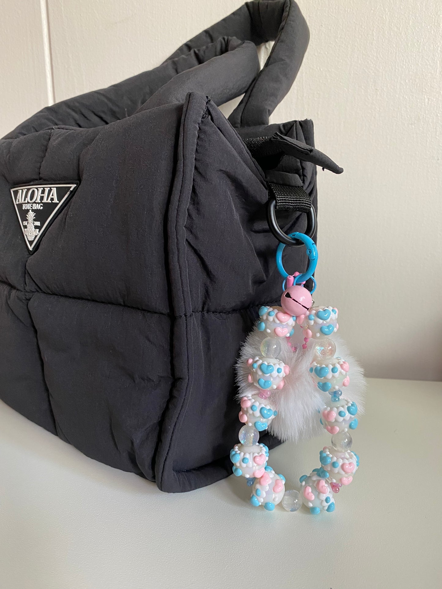 White Bag/Phone Charm