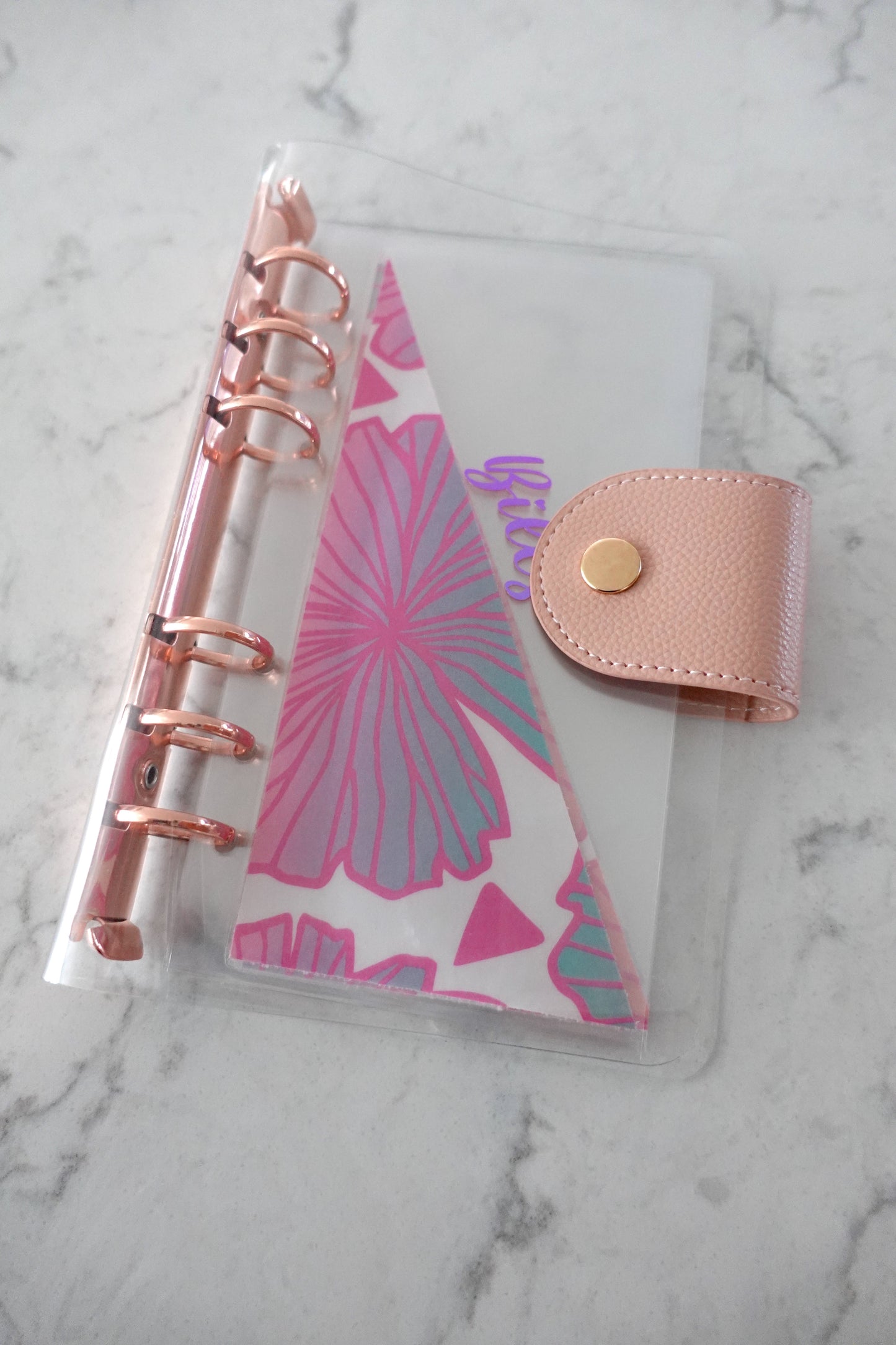 A6 Pink Ombre Flower Bundle