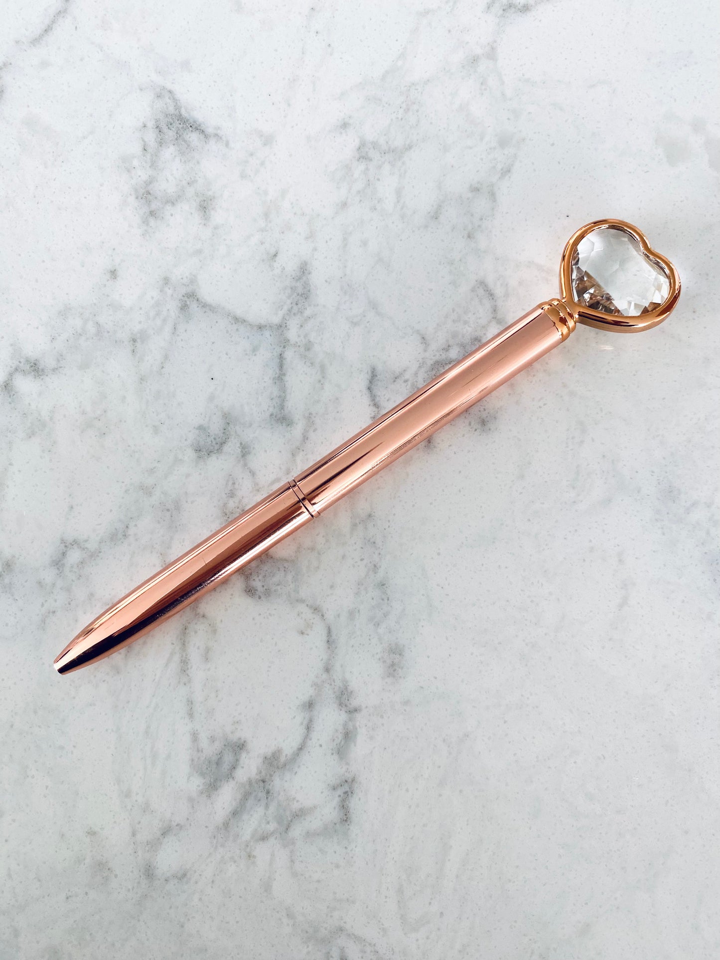 Crystal Heart Pen