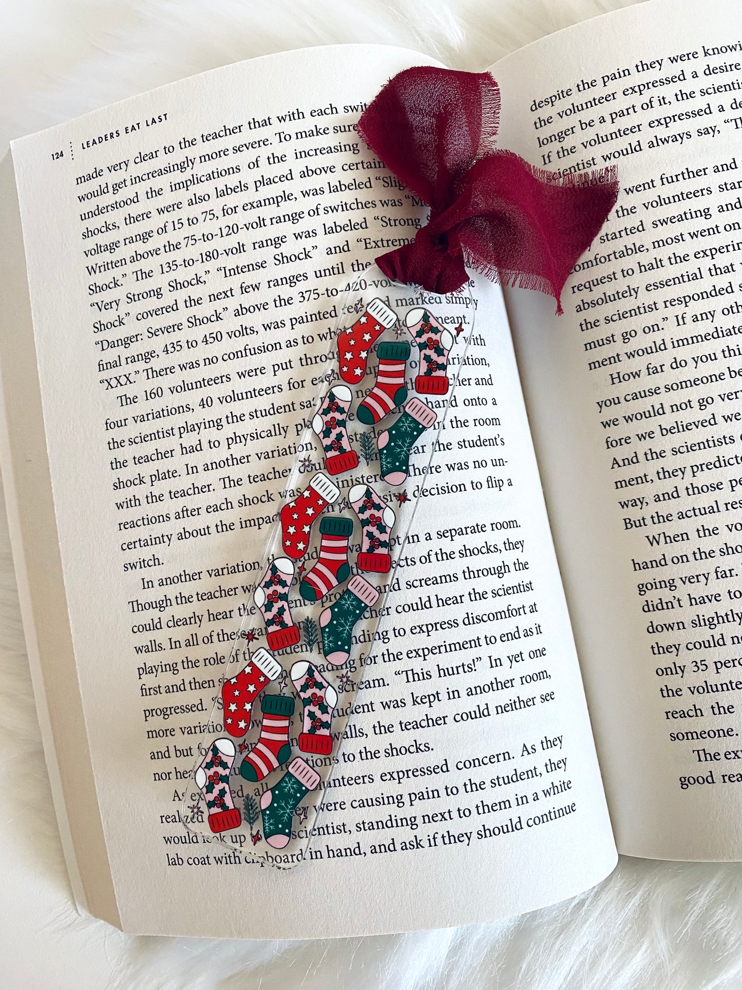 Stocking Bookmark