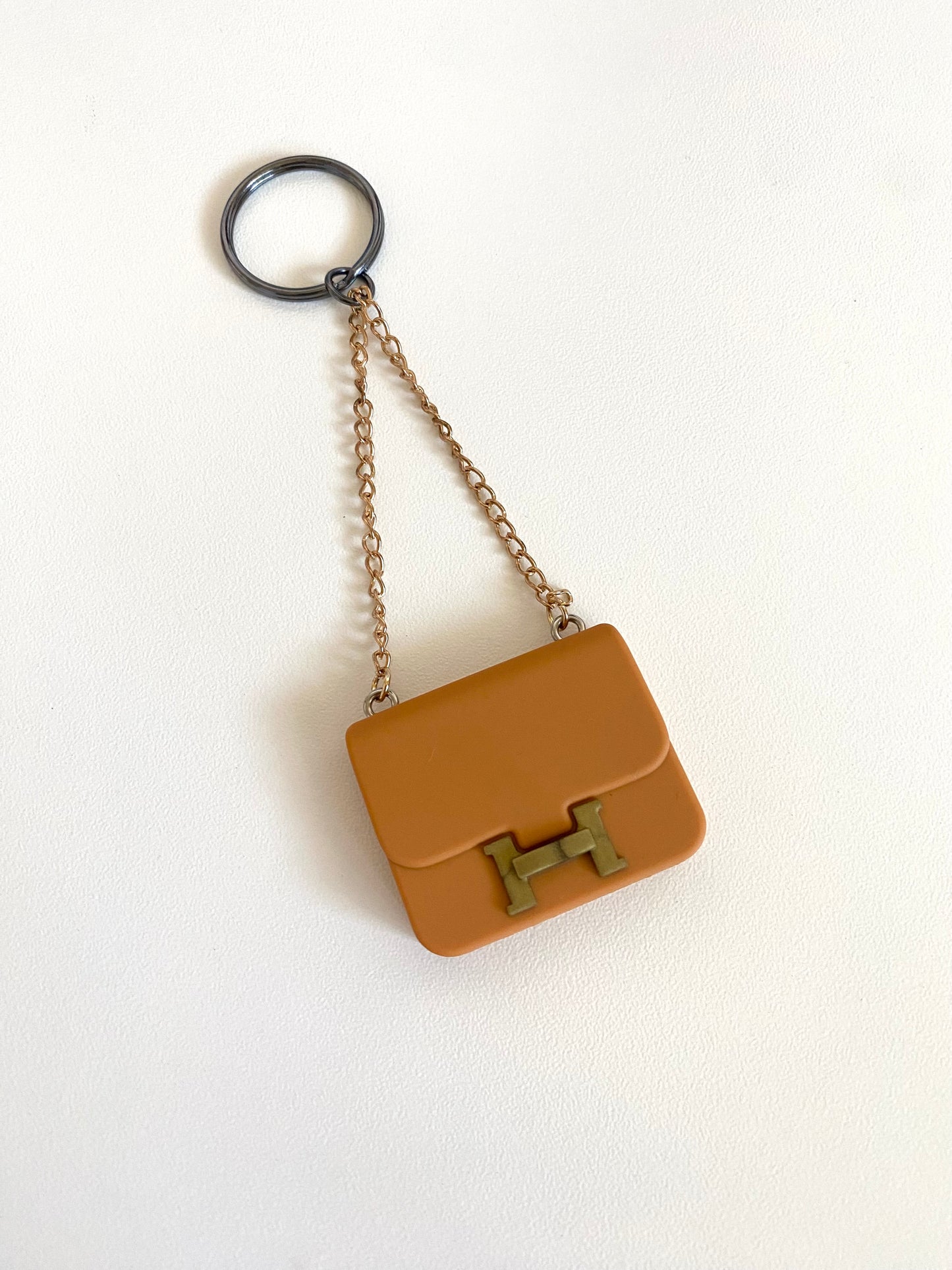 Hermes Inspired Luxury Charm - Golden Brown