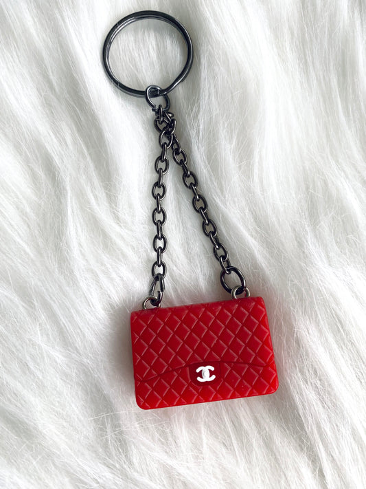 Chanel Inspired Luxury Charm - Red