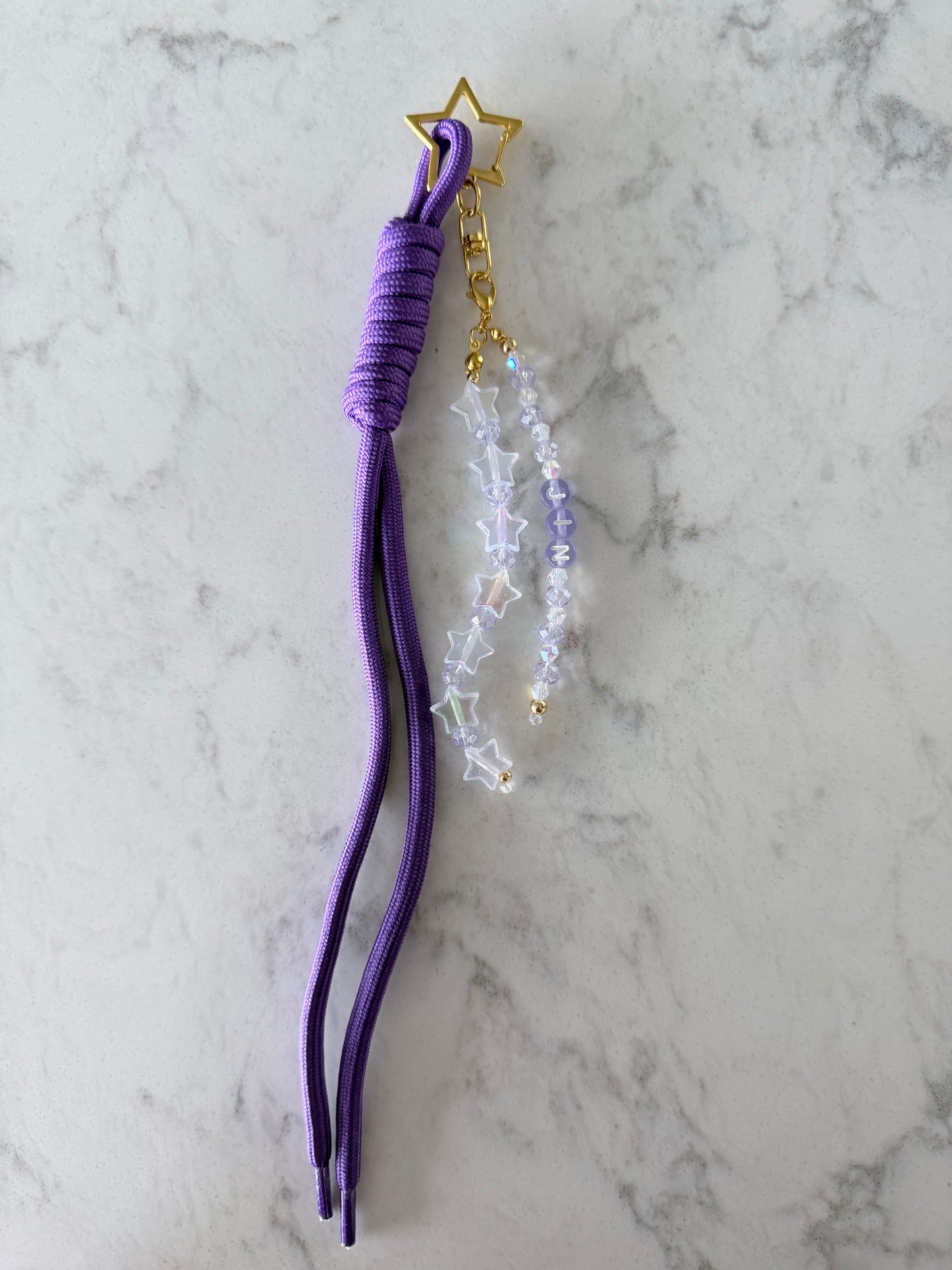 JIN Keychain Charm (Dark Purple)