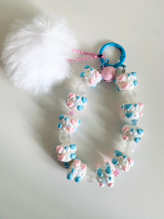 White Bag/Phone Charm