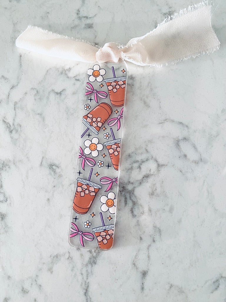 Acrylic Bookmark - Iced Coffee Girlie