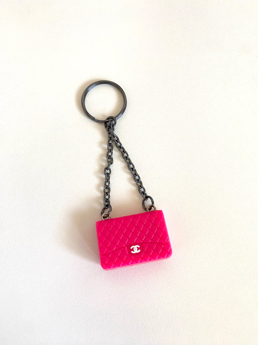 Chanel Inspired Luxury Charm - Hot Pink