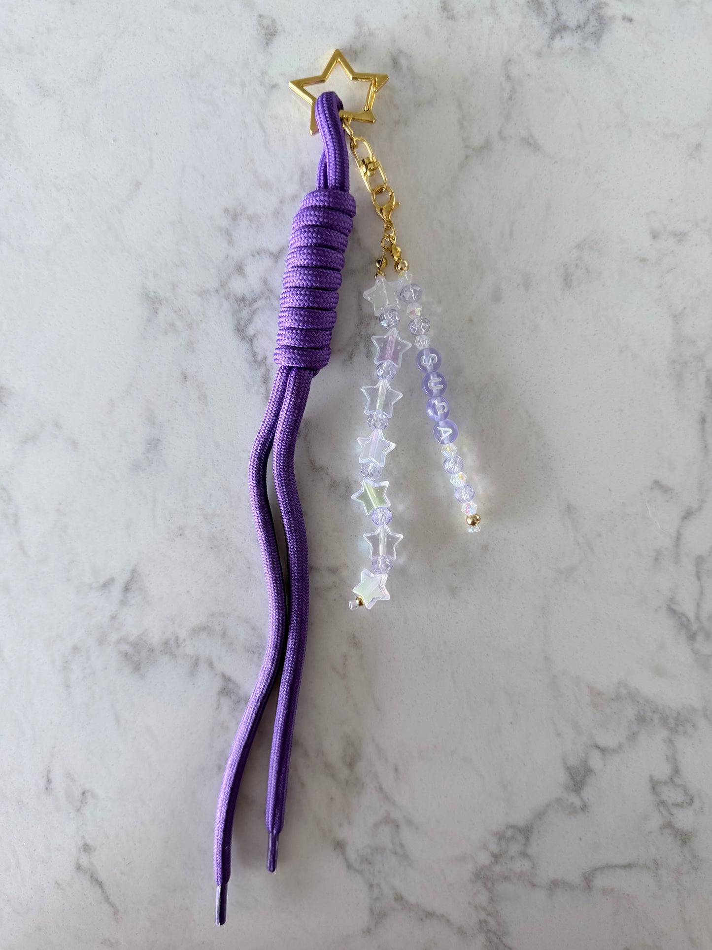 SUGA Keychain Charm (Dark Purple)