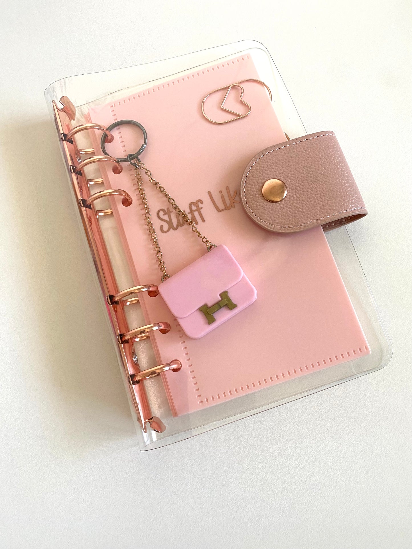 Hermes Inspired Luxury Charm- Baby Pink