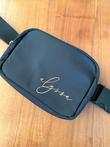 Personalized Belt Bag - Black