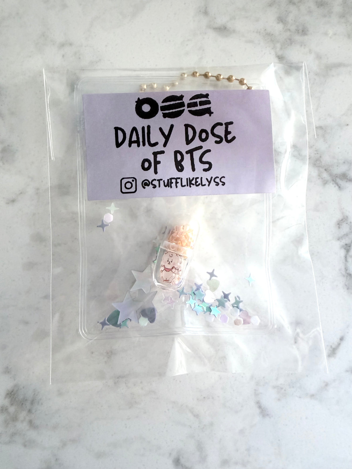 Daily Dose Shaker Keychain RJ #4