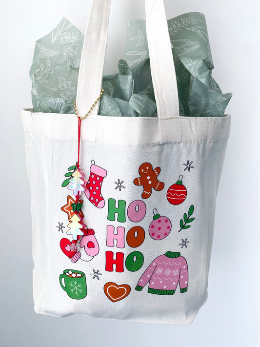 Cozy Ho Ho Ho Tote Bag