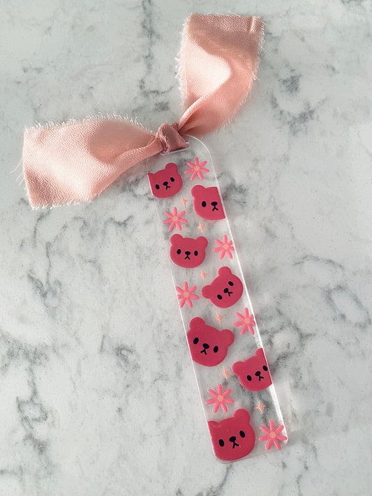 Acrylic Bookmark - Kawaii Bear