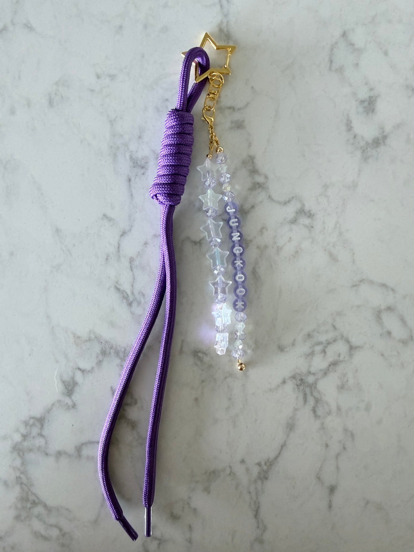 JUNGKOOK Keychain Charm (Dark Purple)