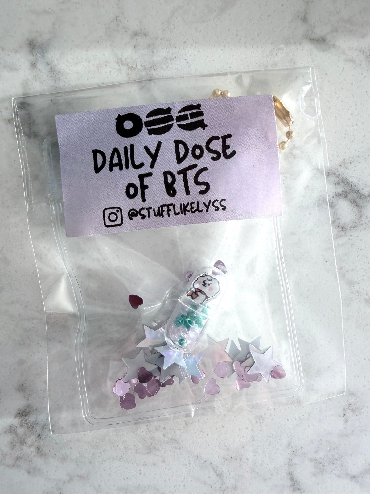 Daily Dose Shaker Keychain RJ #3