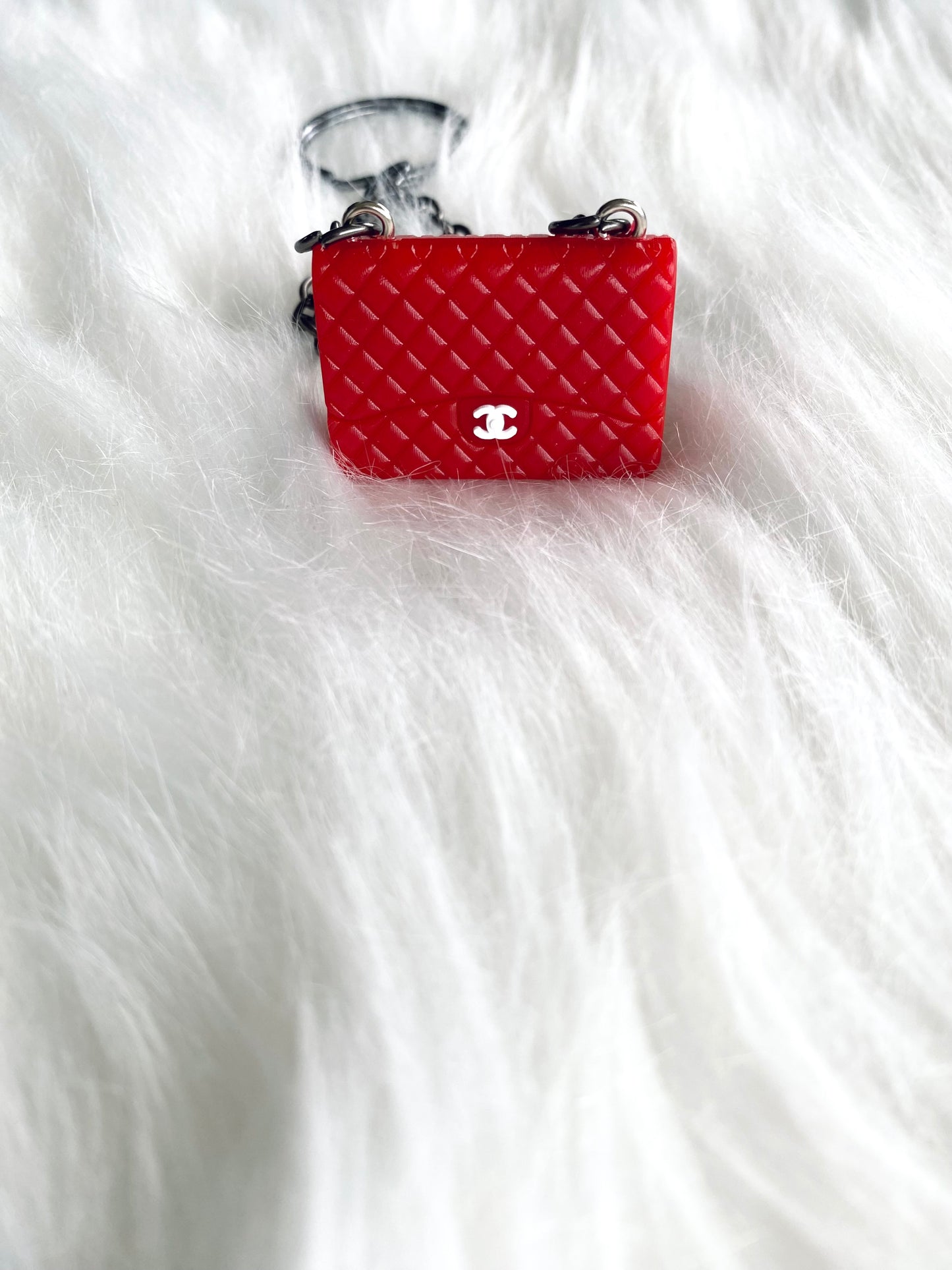 Chanel Inspired Luxury Charm - Red