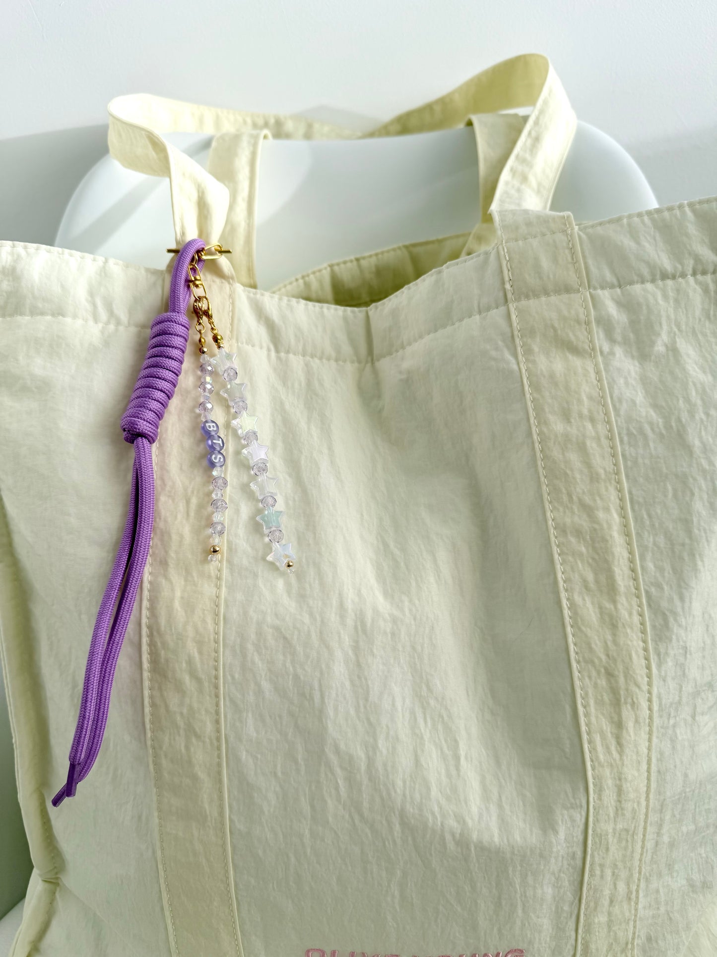 BTS Keychain Charm (Lavender)