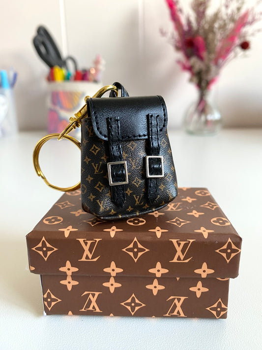 LV Inspired Backpack Charm