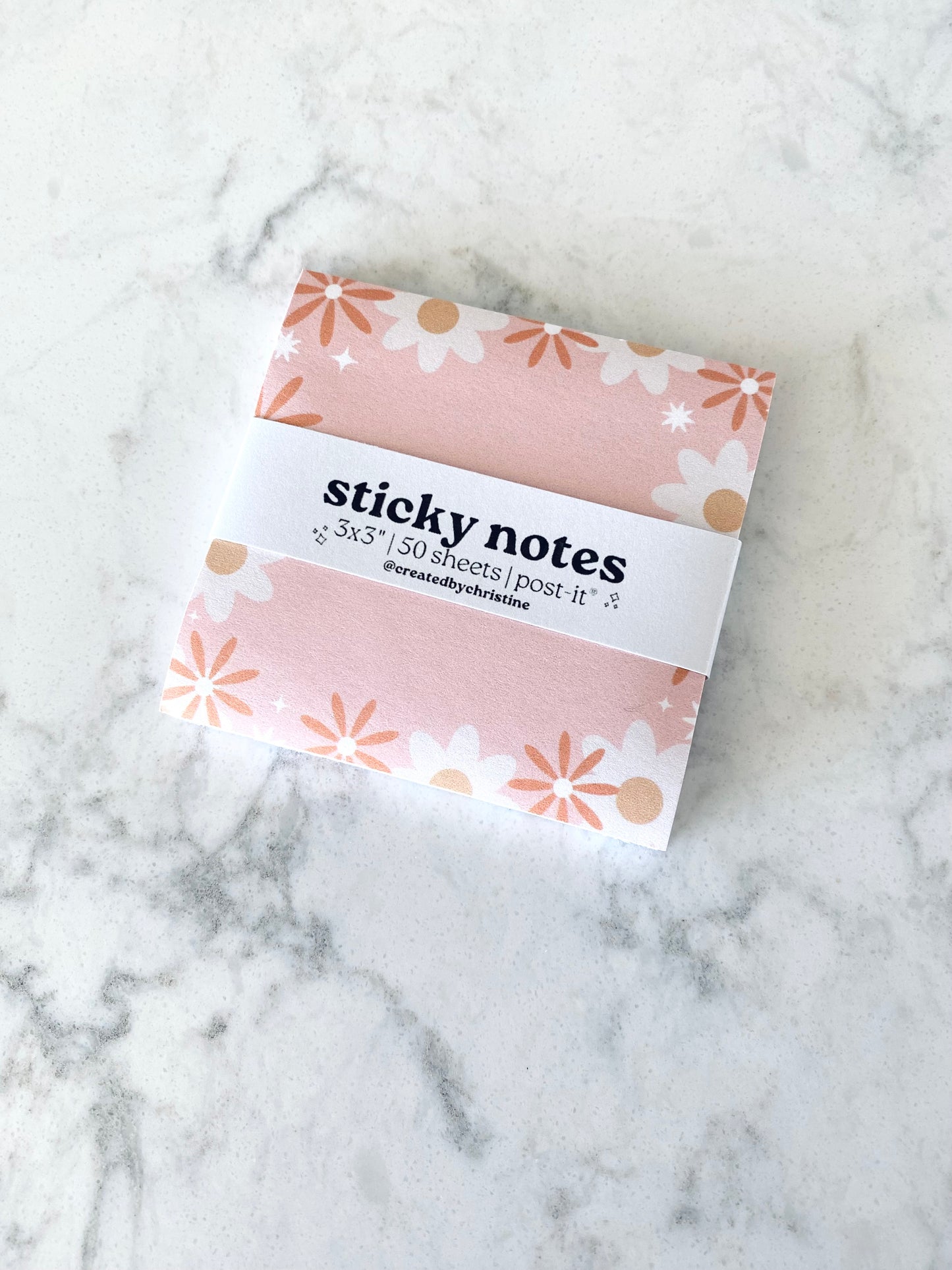 Ditsy Daisy Sticky Notes