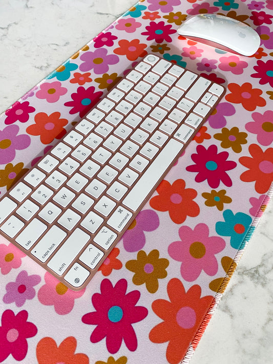 Desk Mat- Retro Bloom