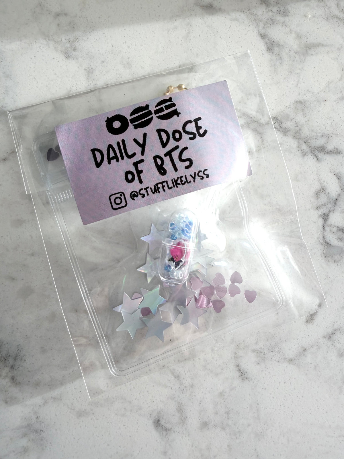Daily Dose Shaker Keychain TATA #1