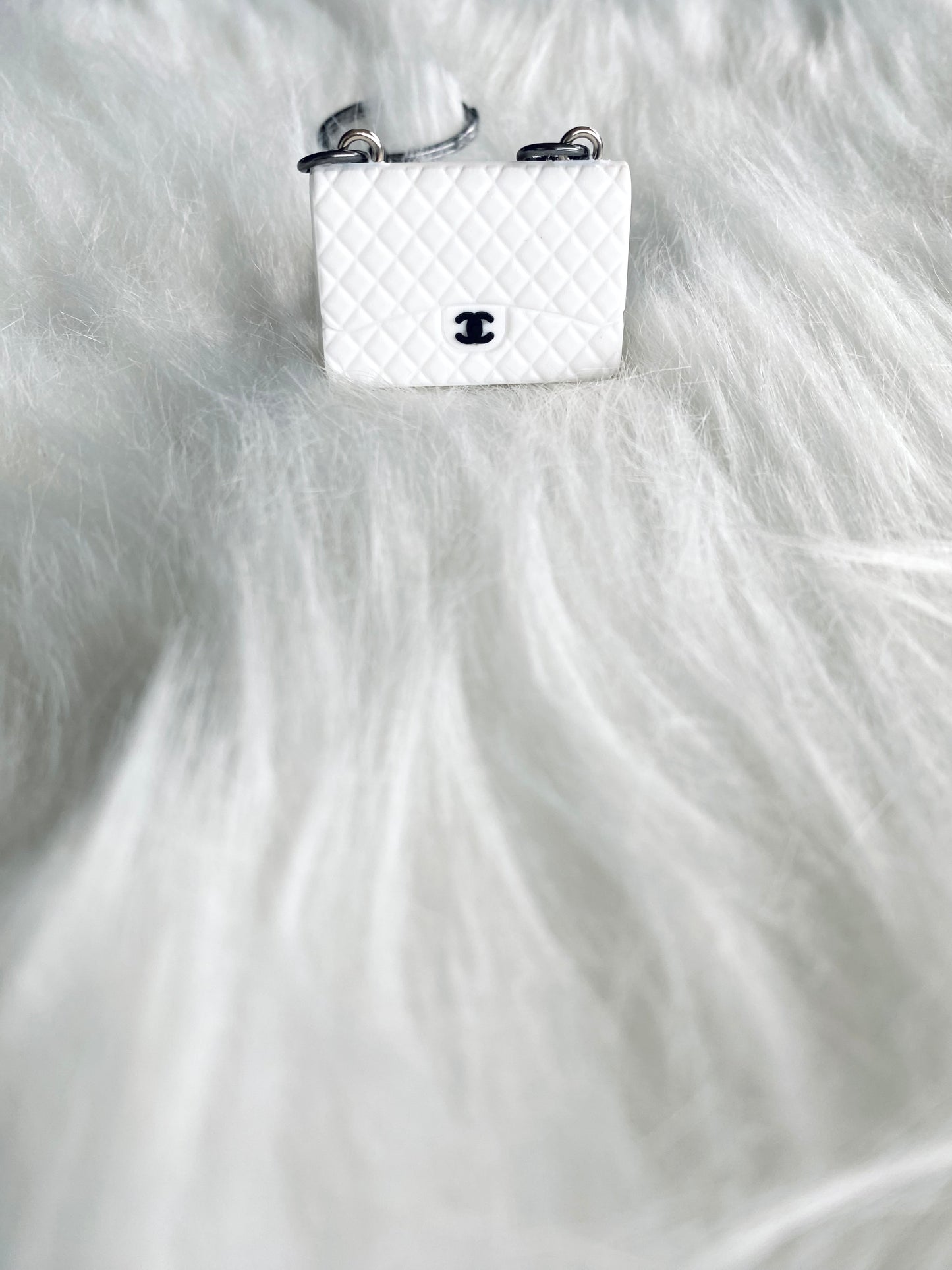 Chanel Inspired Luxury Charm - White