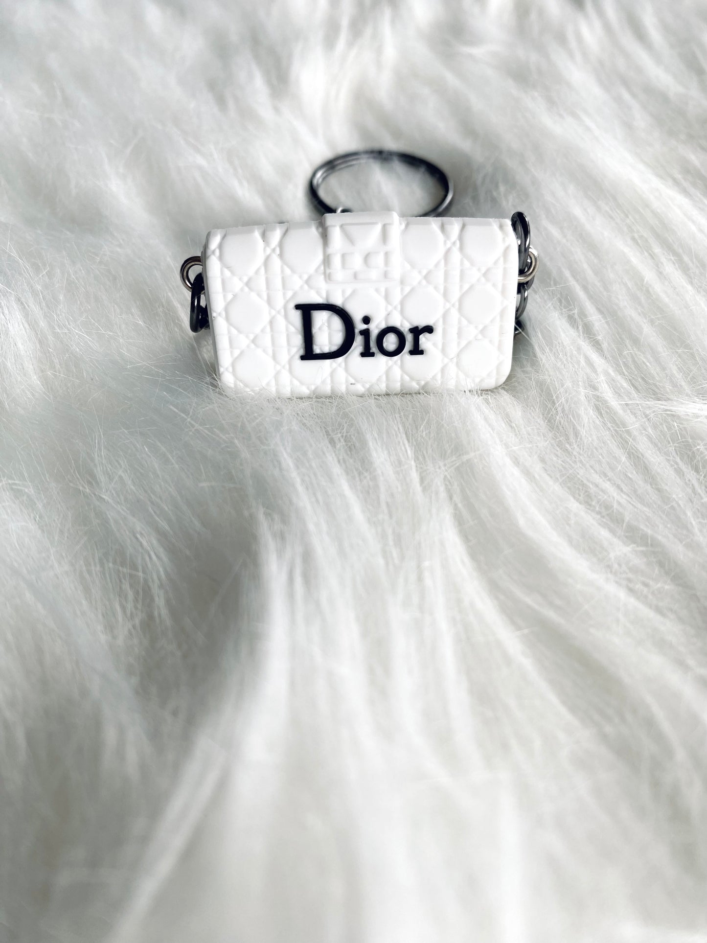 Dior Inspired Luxury Charm - White